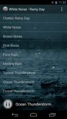 White Noise - Rainy Day android App screenshot 1